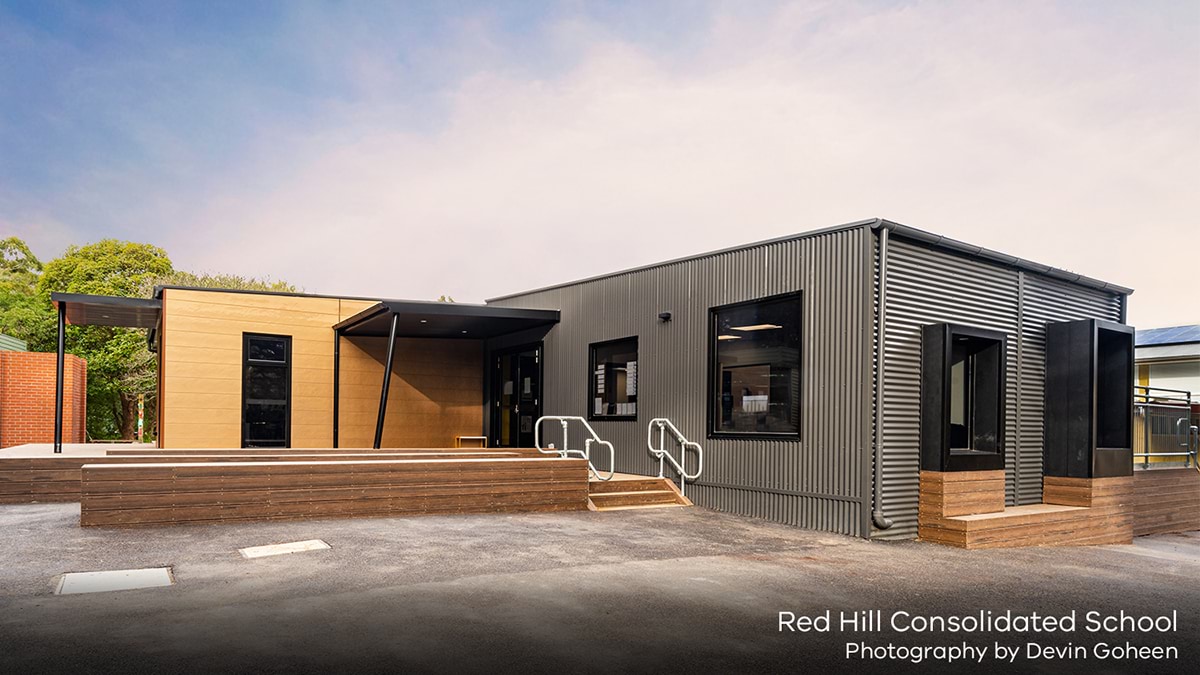 Red Hill Consolidated School - modular building