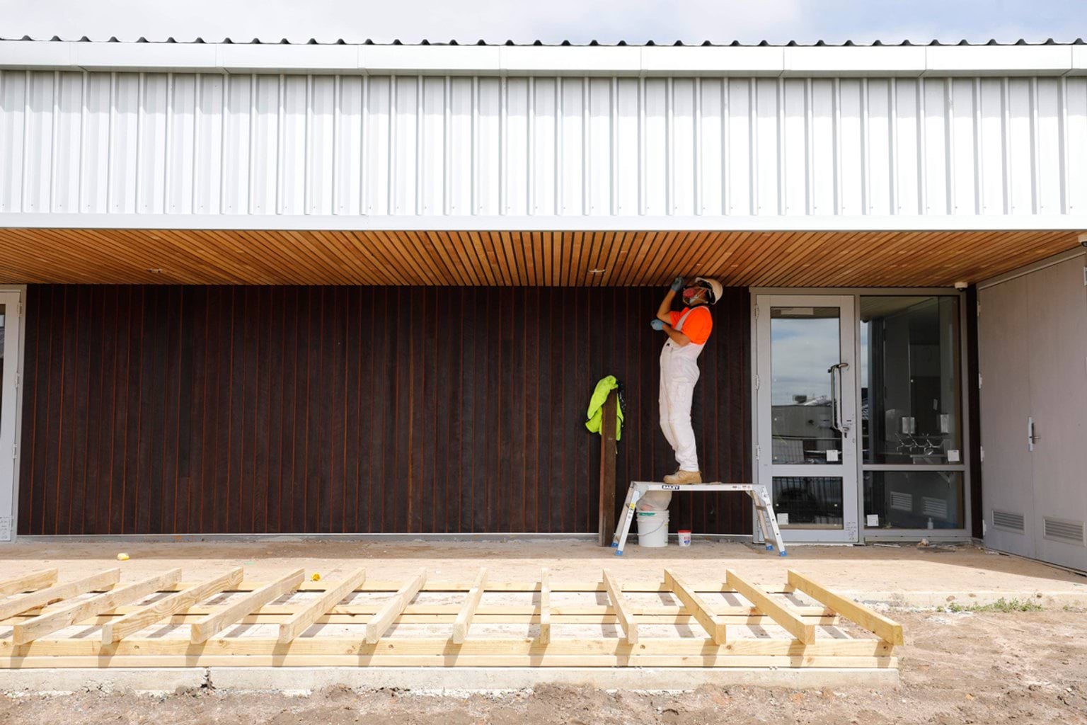 Clyde Creek Primary School - new school, November 2021 construction progress