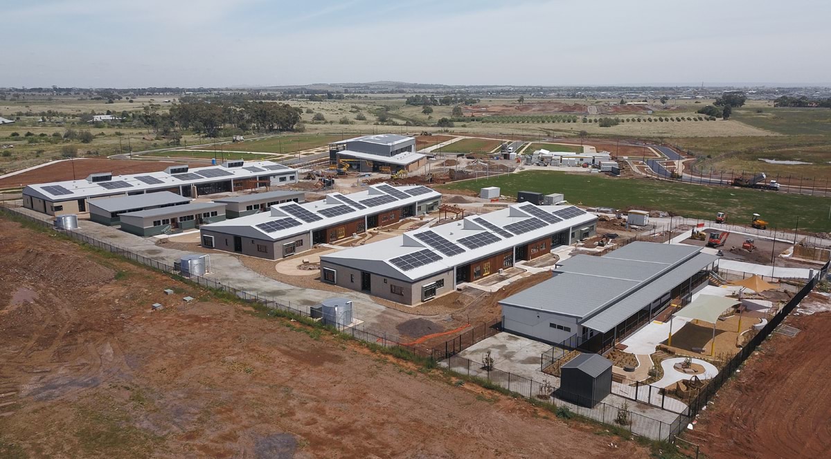 Deanside Primary School - new school, construction progress