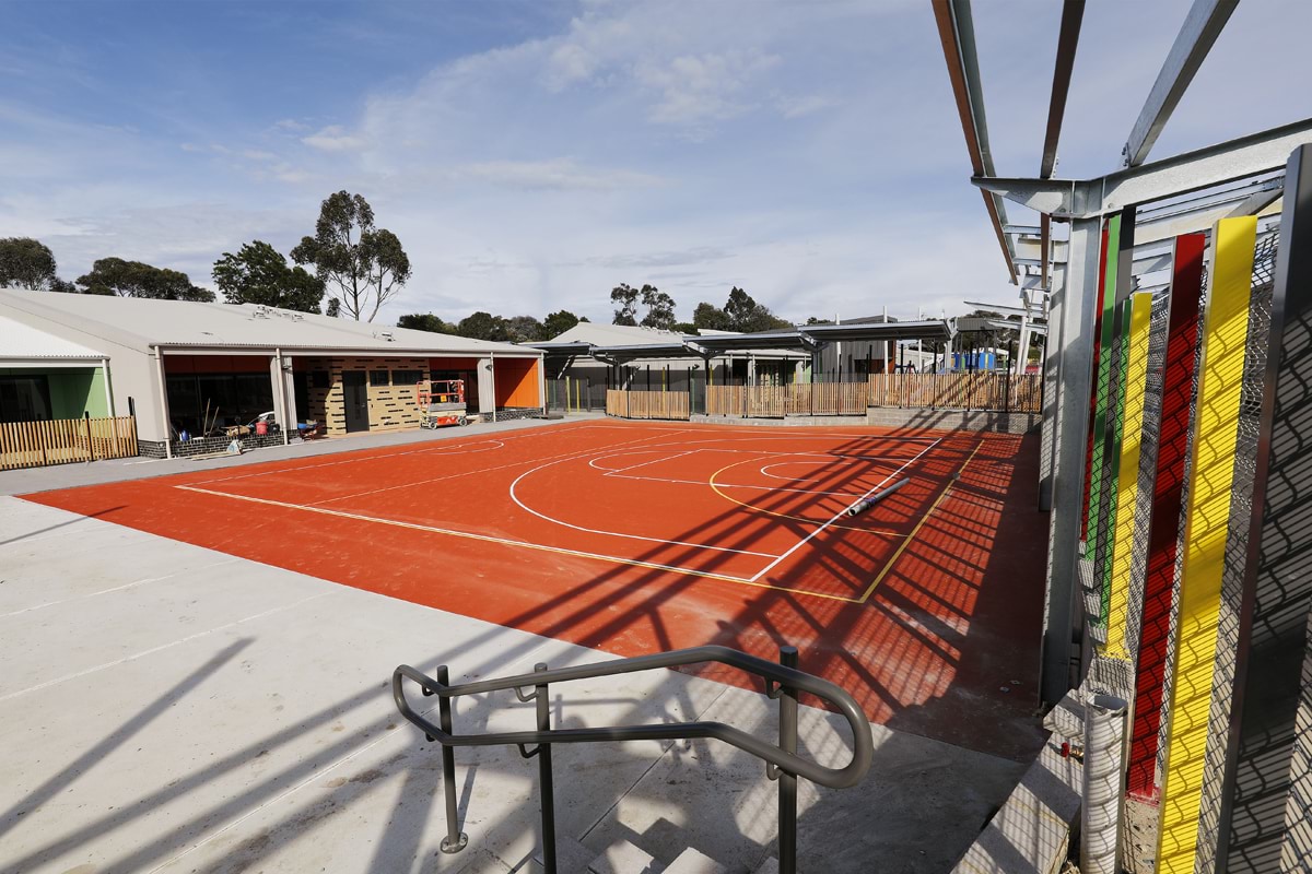 Endeavour Hills Specialist School - new school, November 2021 construction progress