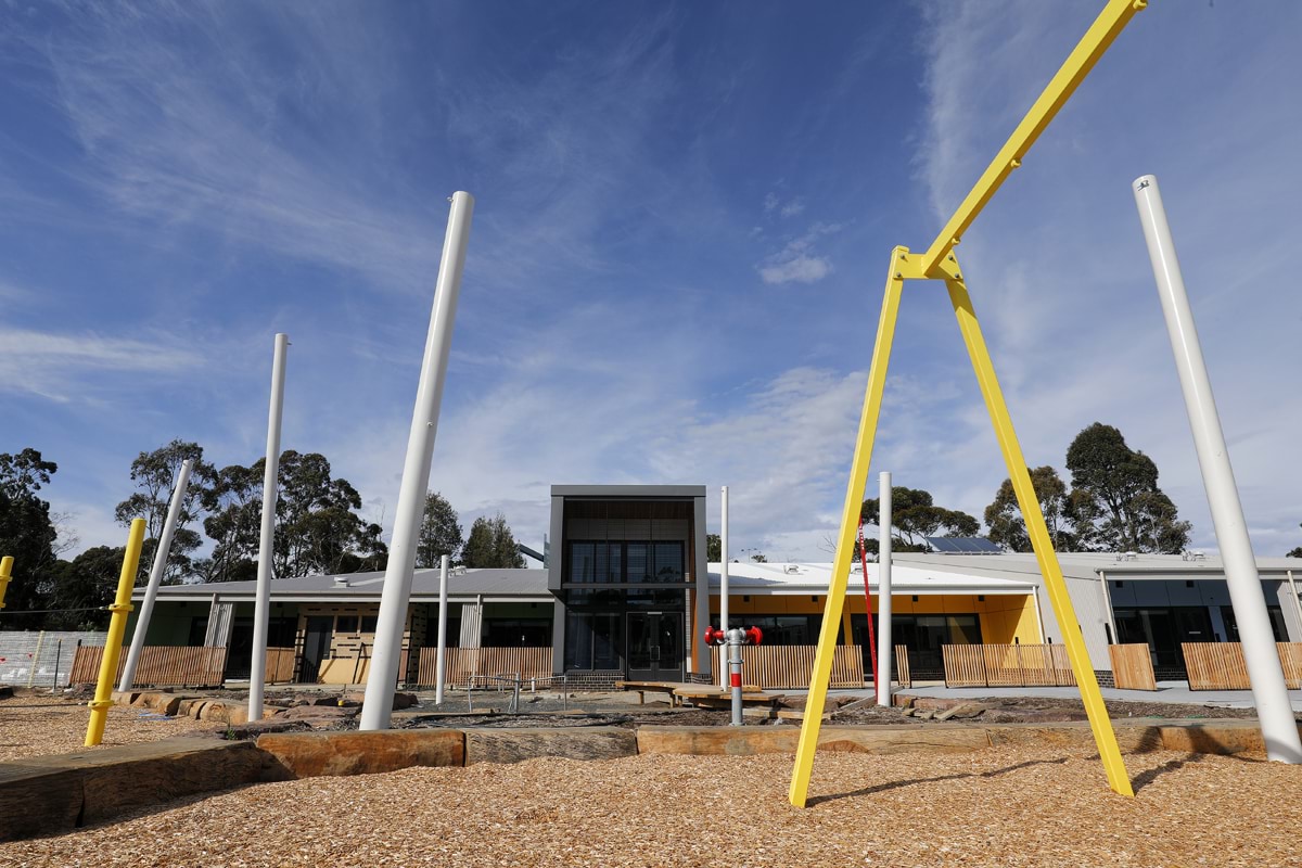 Endeavour Hills Specialist School - new school, November 2021 construction progress