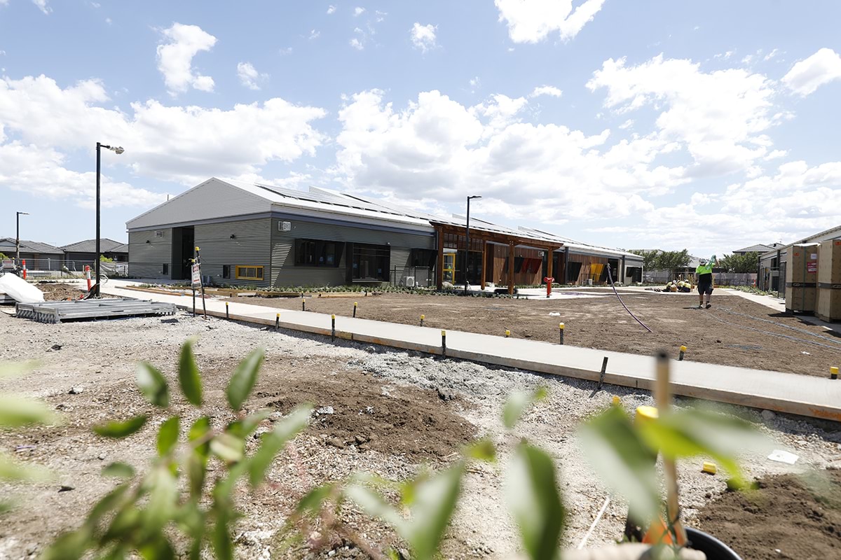 Gilgai Plains Primary School - new school, November 2021 construction progress