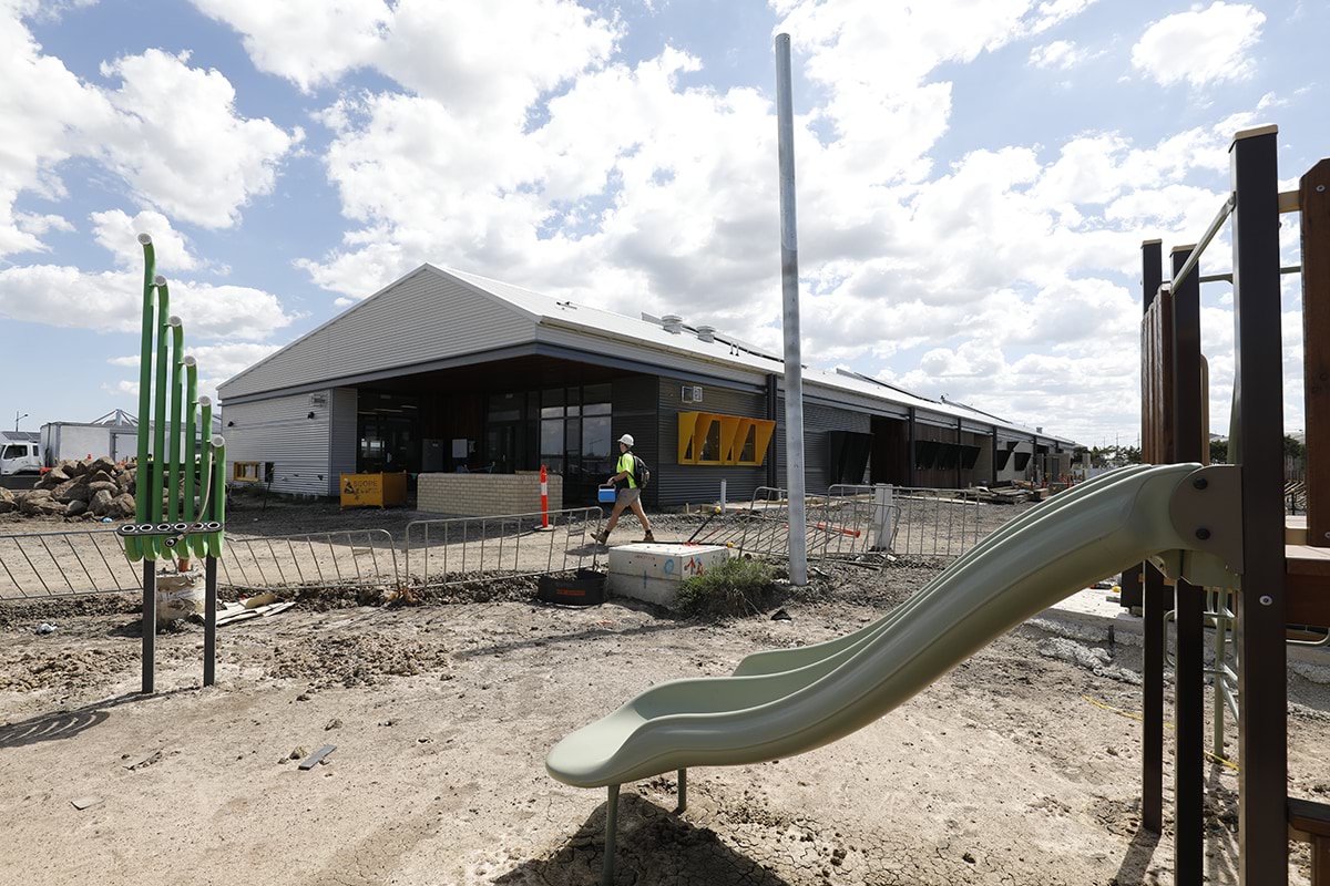 Gilgai Plains Primary School - new school, November 2021 construction progress