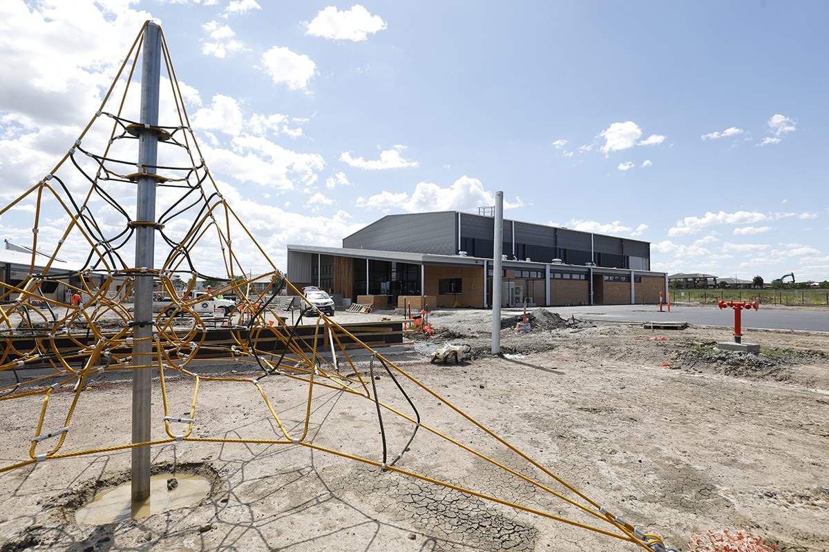 Gilgai Plains Primary School - new school, November 2021 construction progress