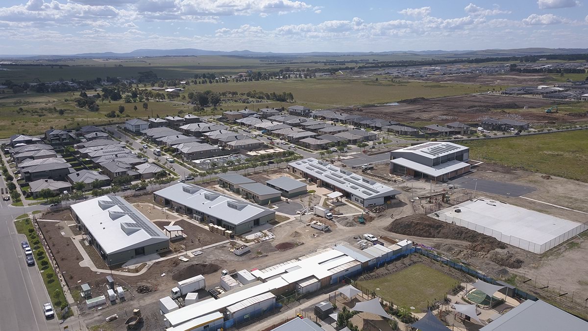 Gilgai Plains Primary School - new school, November 2021 construction progress