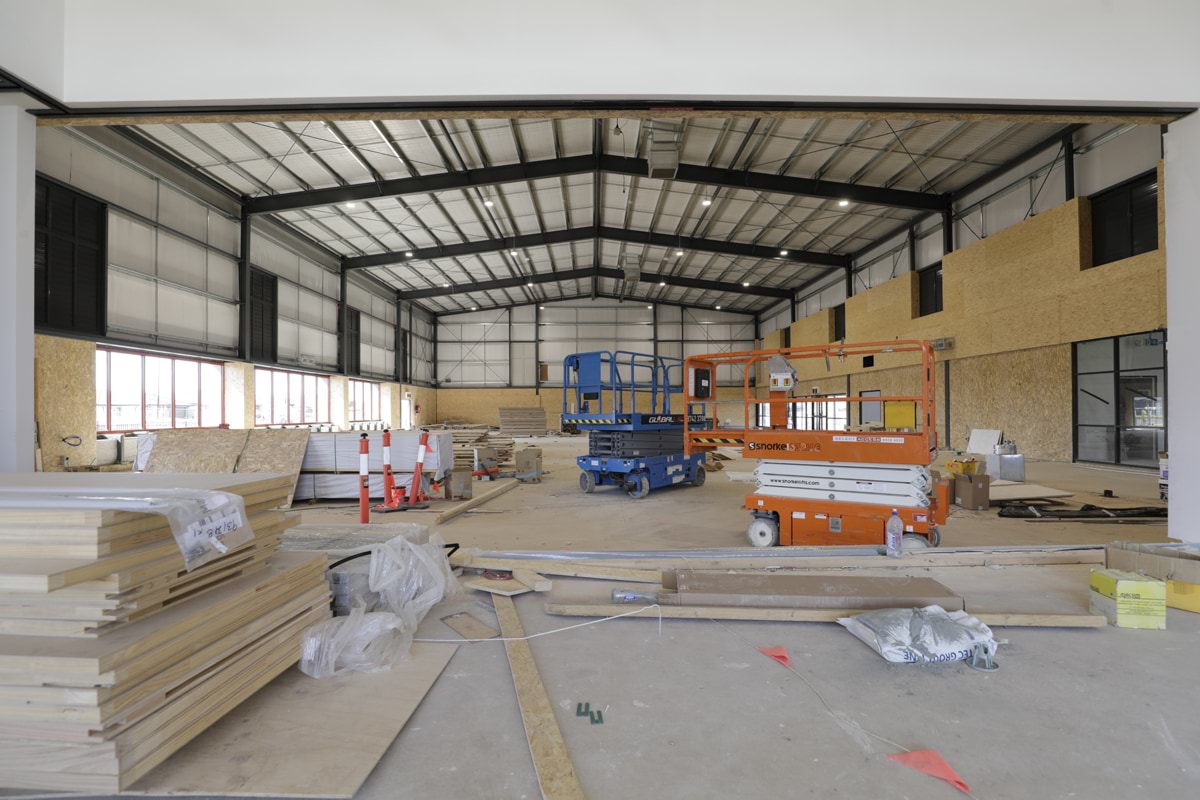 Strathtulloh Primary School - new school, November 2021 construction progress