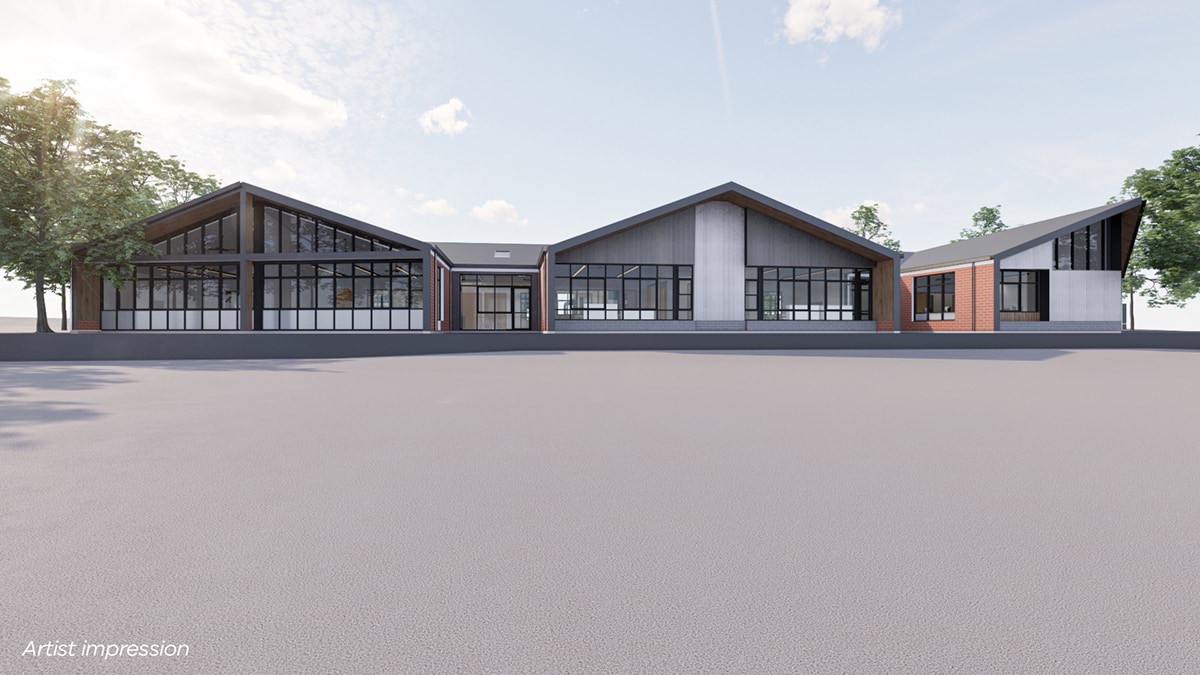  Clyde Creek Primary School – Specialist Campus – Learning Community Building, illustrated render