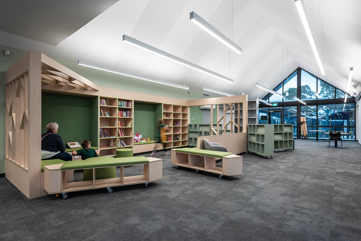 Endeavour Hills Specialist School - new school, photograph of indoor open space