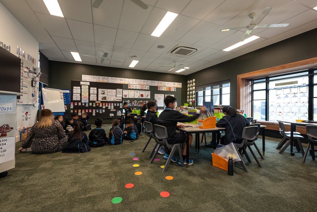 Deanside Primary School - new school, photograph of classroom interior