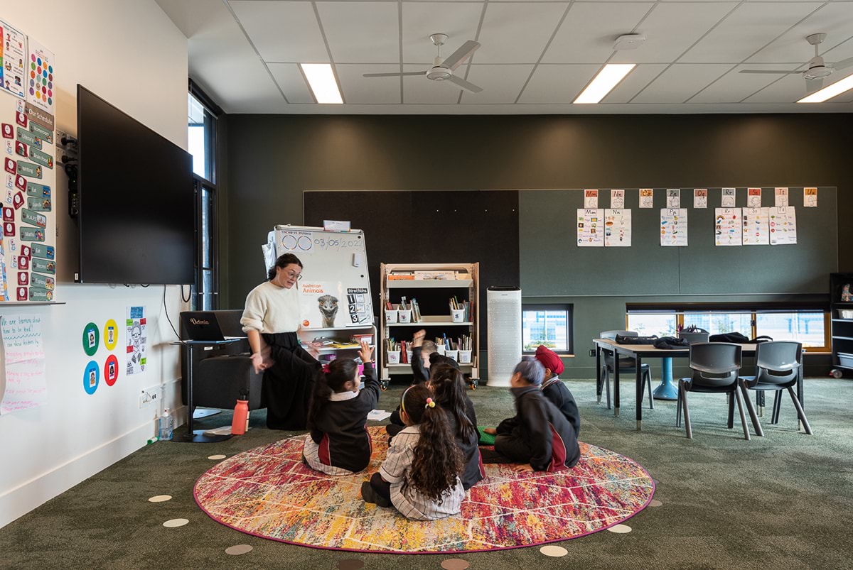 Wollert Primary School - new school, photograph of classroom