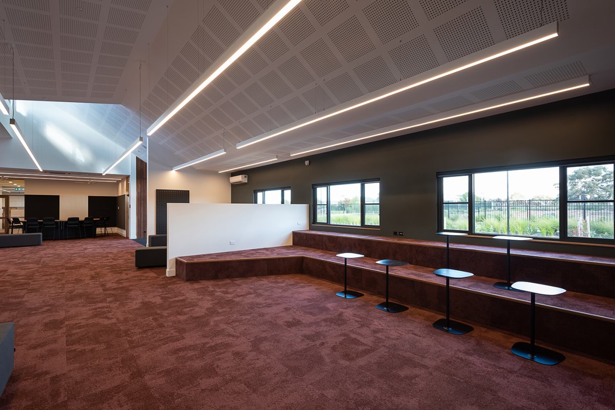 Wollert Primary School - new school, photograph of collaborative space interior