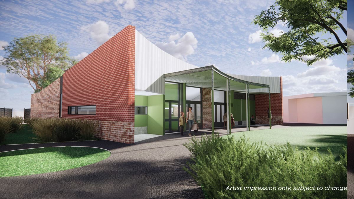 Artist impression of Sunshine Special Development School junior building