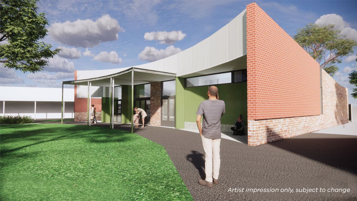 Artist impression of Sunshine Special Development School junior building