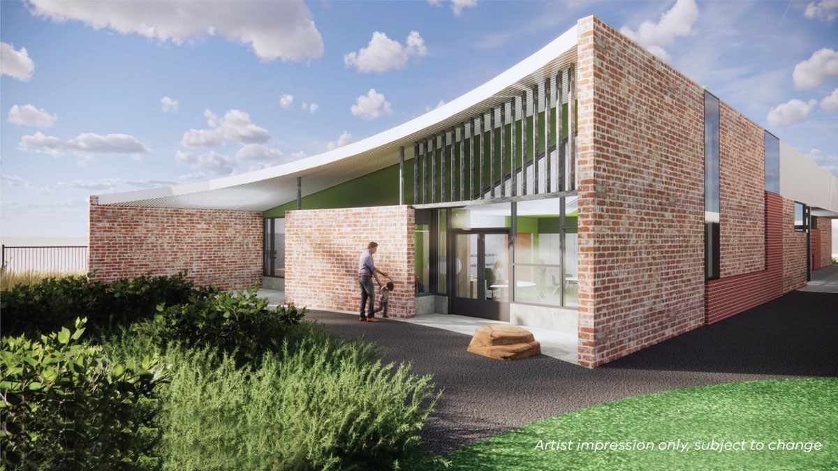 Artist impression of Sunshine Special Development School junior building