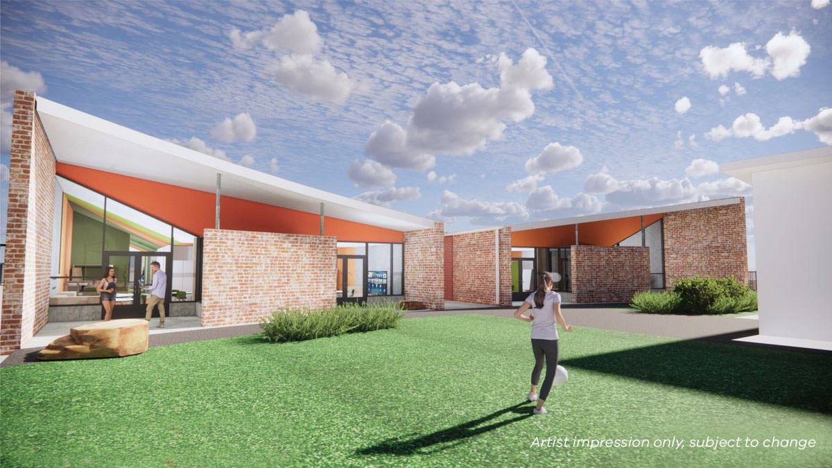 Artist impression of Sunshine Special Development School junior building