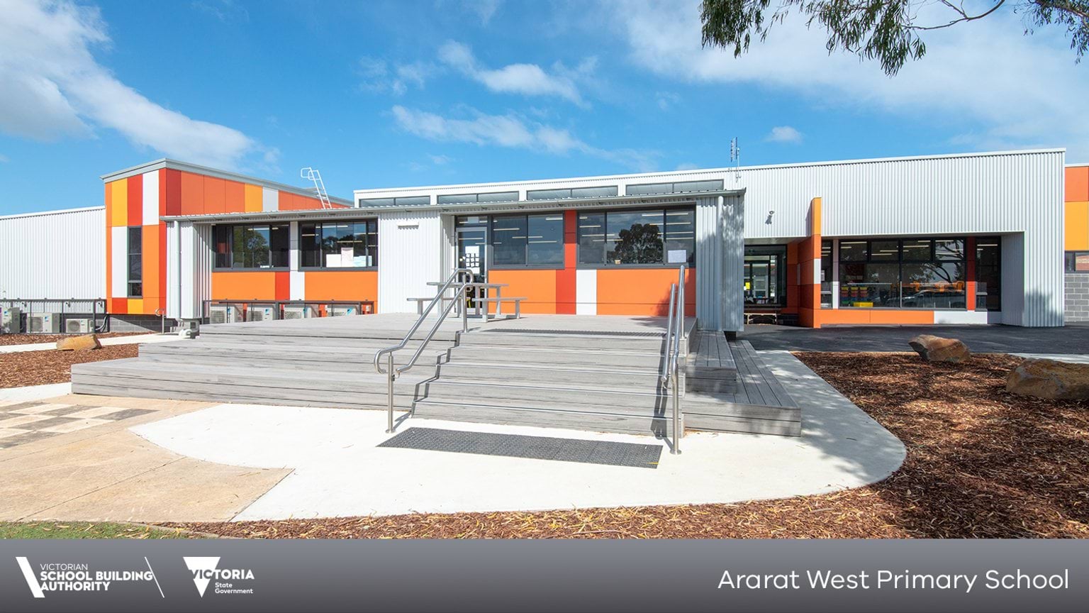 Completed modular building exterior