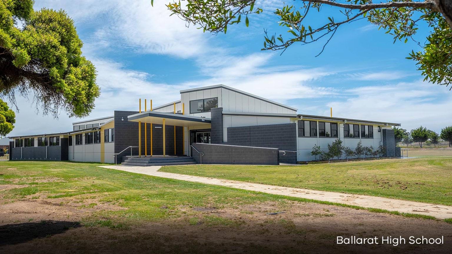 Completed modular building exterior