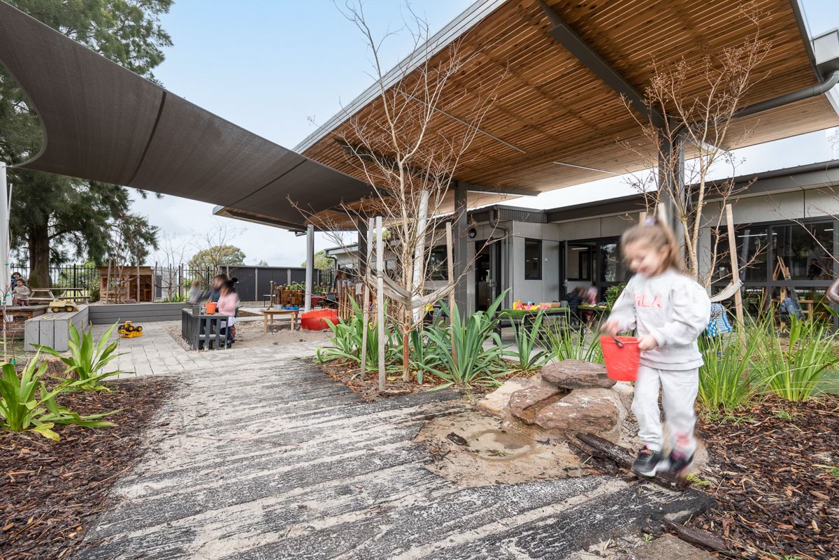 Southern Cross Kindergarten, photograph of outdoor playground