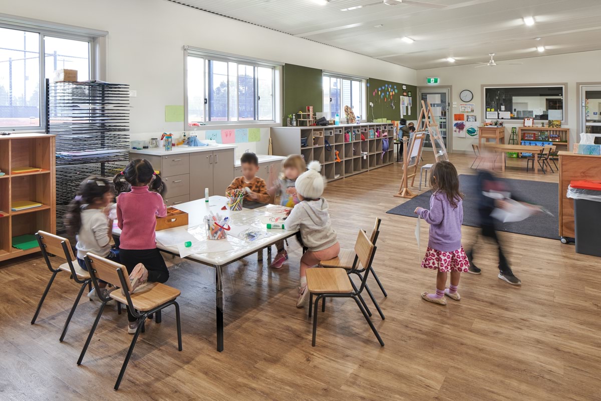 Middleton Drive Kindergarten - Building Blocks Capacity Grant, photograph of kinder room