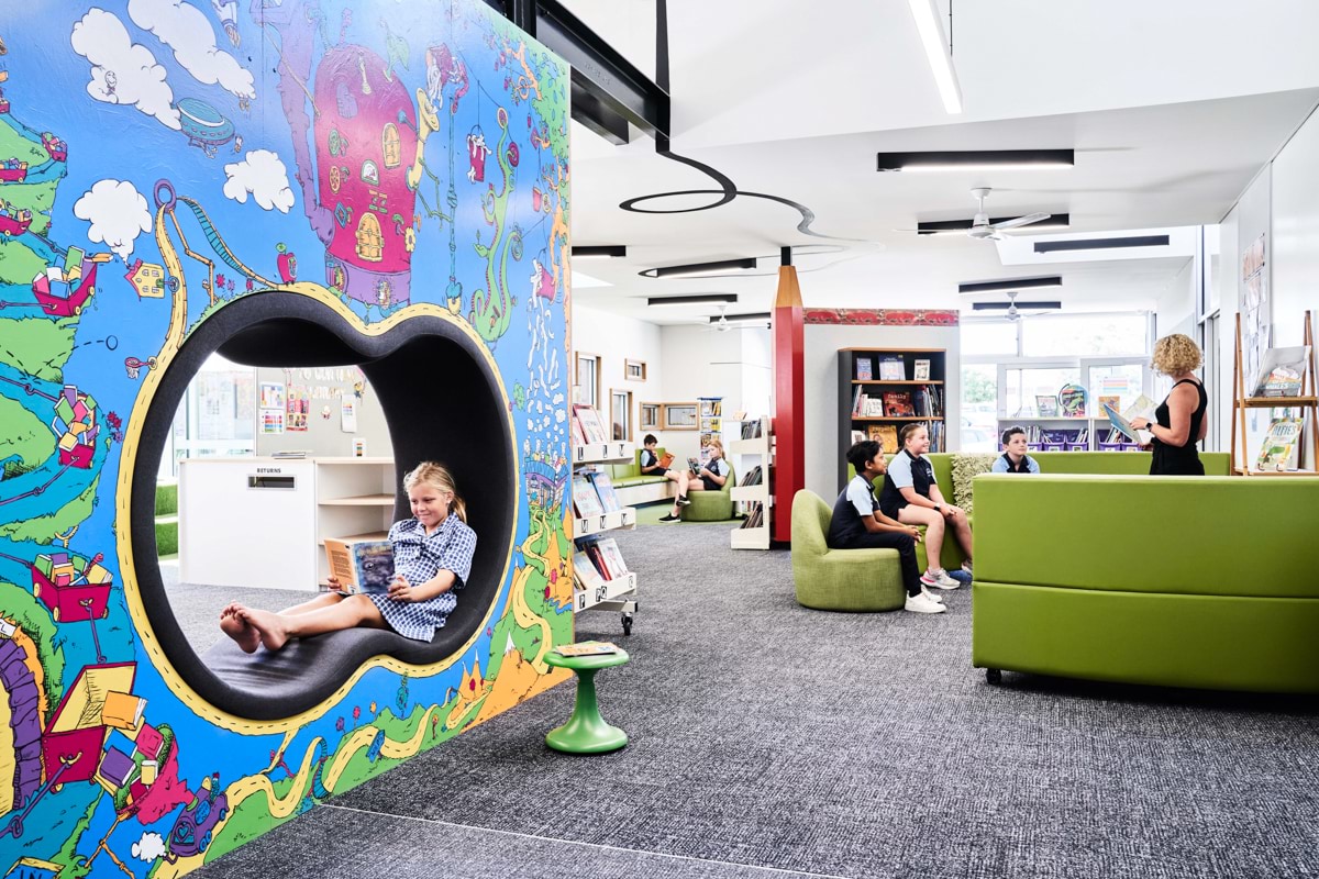 Photo of students and teacher in a learning environment