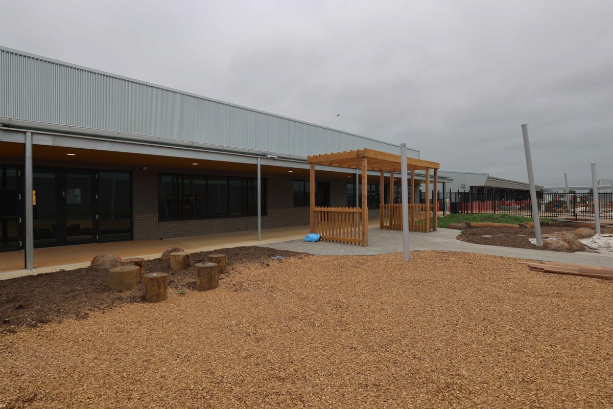 Quarters Primary School Kindergarten - construction progress, January 2023