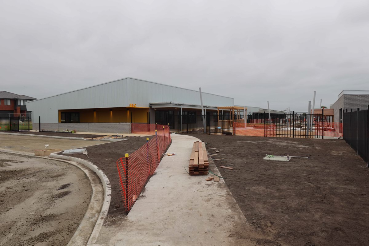 Quarters Primary School Kindergarten - construction progress, January 2023