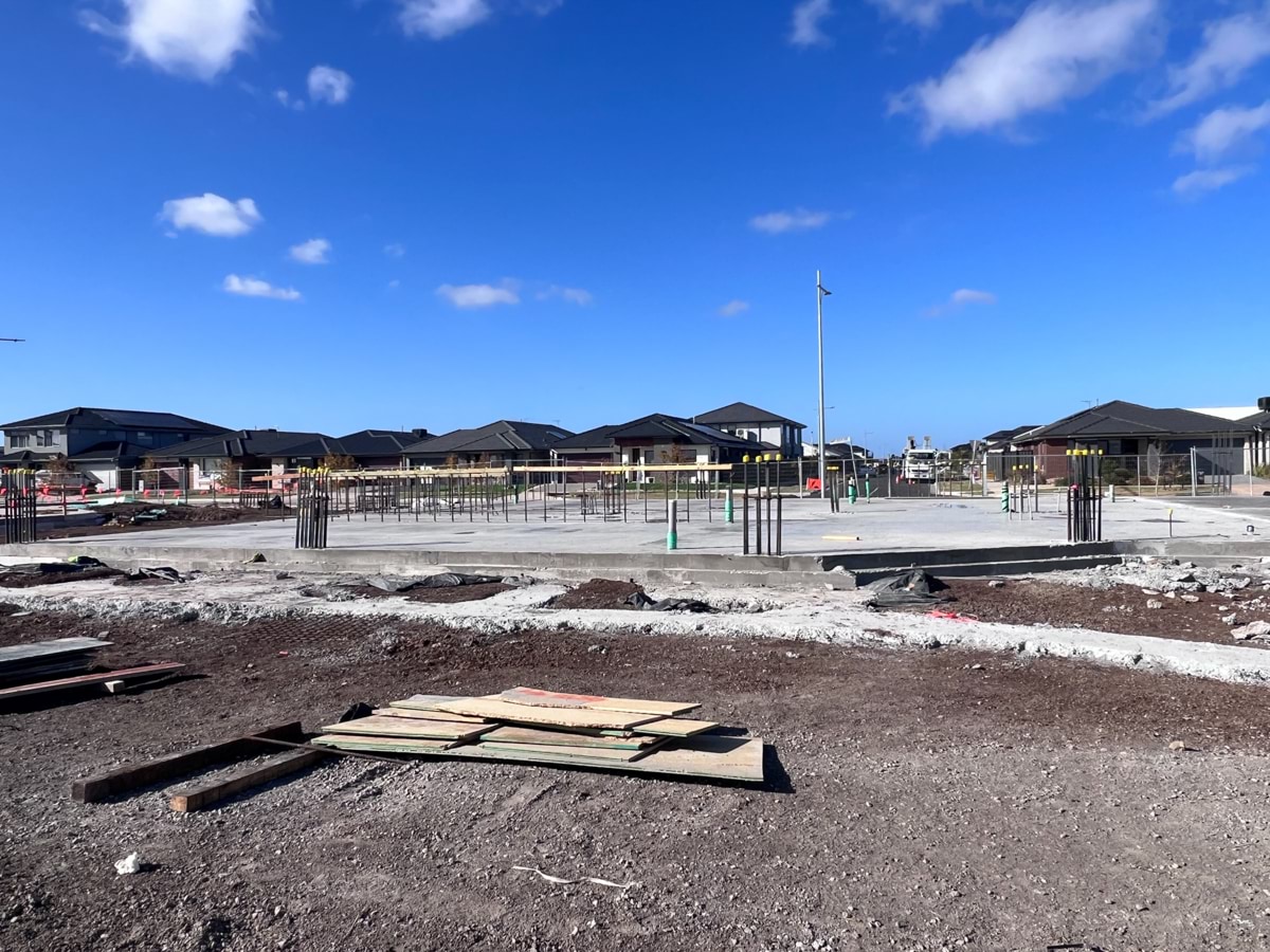 Riverdale Secondary School (interim name) - new school, Site progress - March 2023