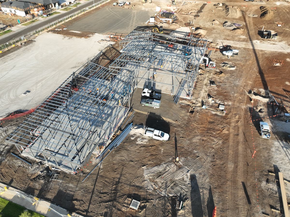 Tarneit North Primary School (interim name) - new school, Site progress - March 2023