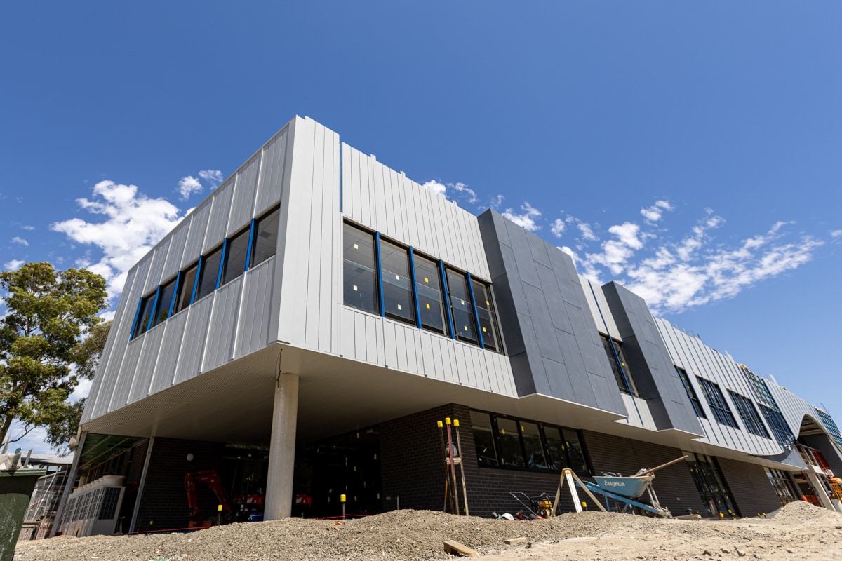 Thornbury High School - Upgrade and Modernisation - STEAM Centre, Construction progress, February 2023