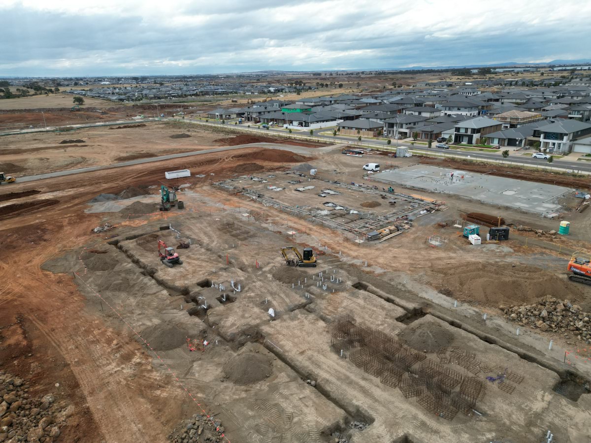 Truganina North Secondary School (interim name) - Senior campus - new school, Site progress - March 2023