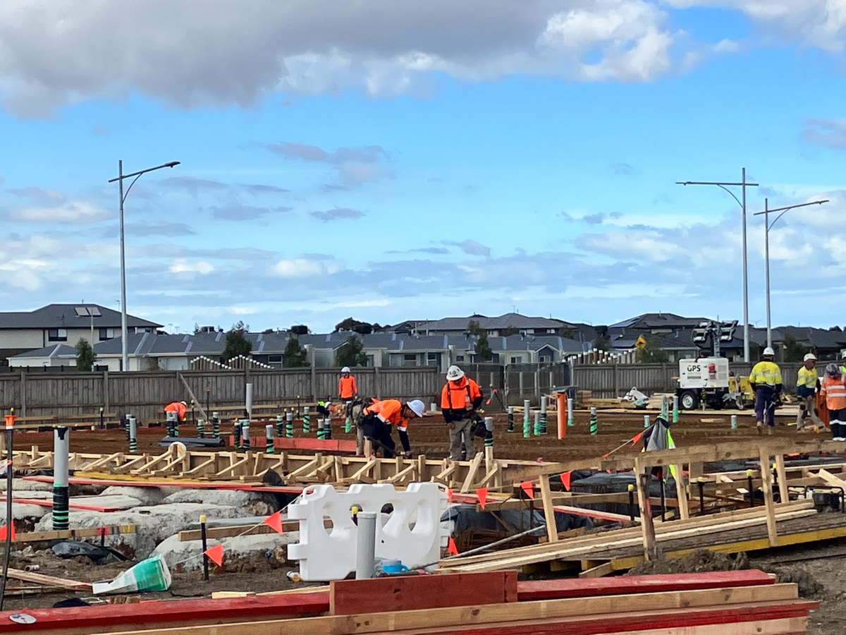 Riverdale Secondary School (interim name) - new school, Site progress - March 2023