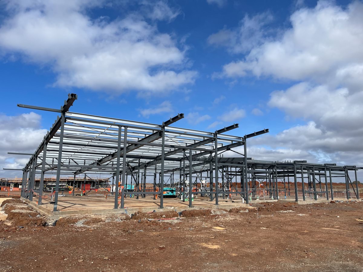 Aintree Specialist School (interim name) - new school, Site progress - April 2023