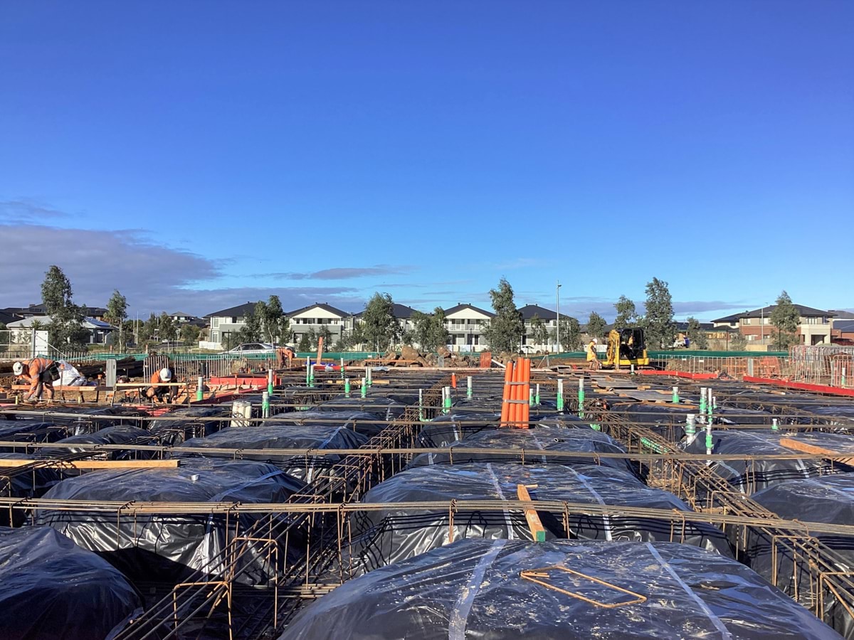 Lollypop Creek Specialist School (interim name) - new school, Site progress - March 2023, administration and library