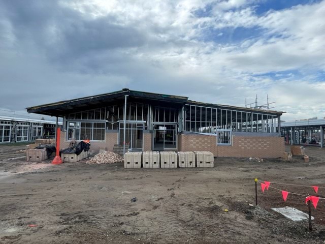 Officer Brunt Road Primary School (interim name) - new school, Site progress - March 2023