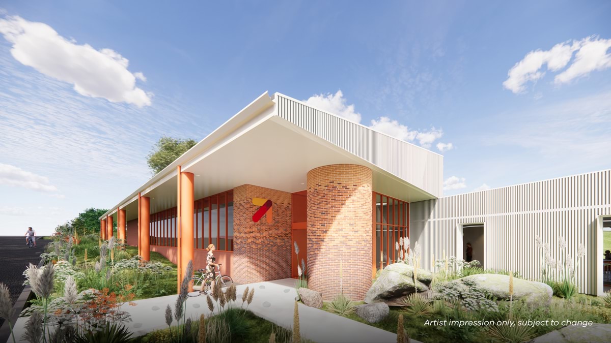 Auburn High School - upgrade and modernisation - stage 3, Illustrated render