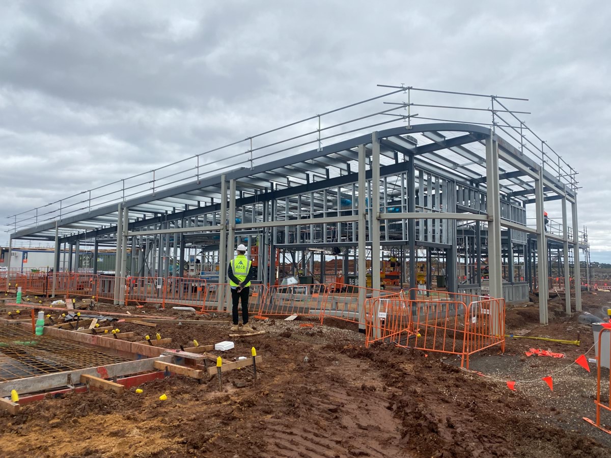 Aintree Specialist School (interim name) - new school, Site progress - May 2023