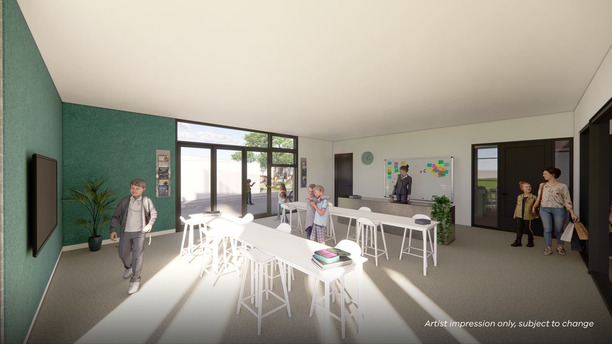 Katandra Berendale Special School (interim name) - upgrade and modernisation - stage 1, Illustrated render