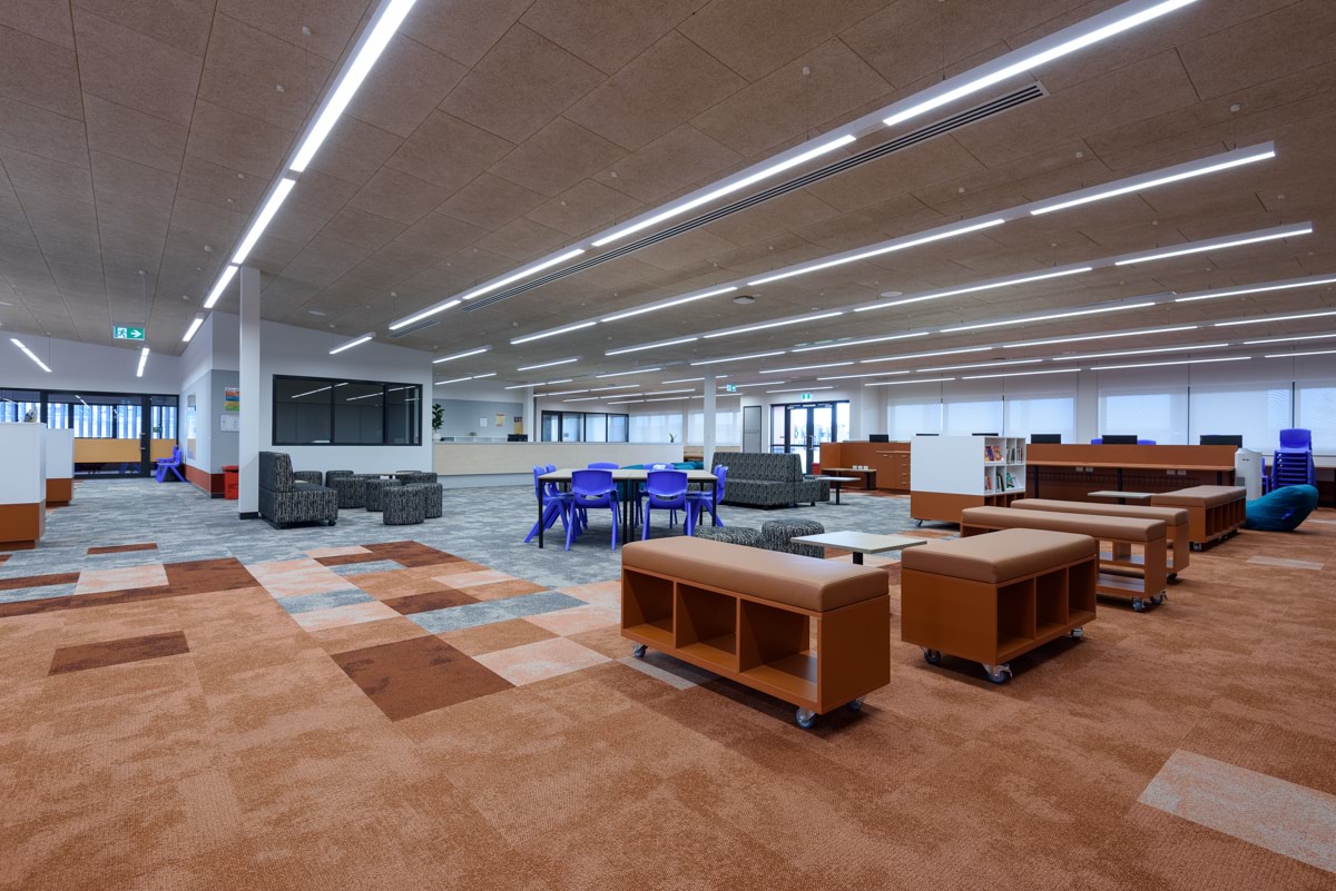 Mickleham Secondary College - new school, Completed school - library