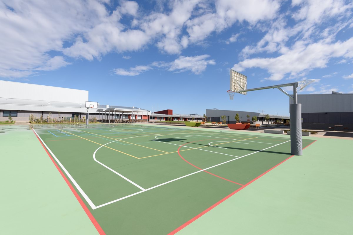 Mickleham Secondary College - new school, Completed school - hard court