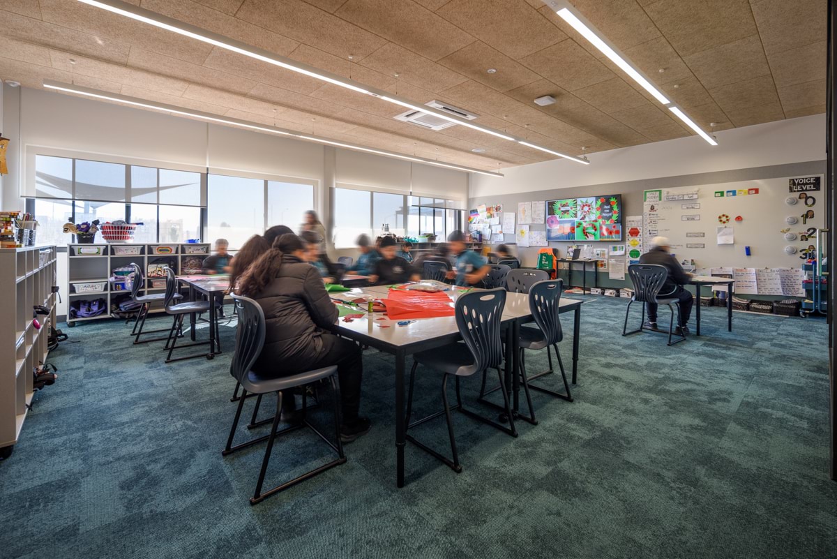 Quarters Primary School - new school, Completed school - learning neighbourhood (classroom)