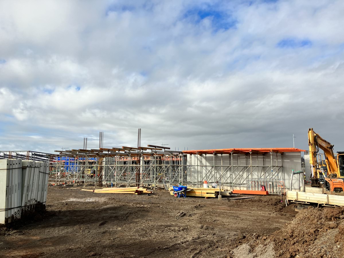 Riverdale Secondary School (interim name) - new school, Site progress - May 2023, science and technology