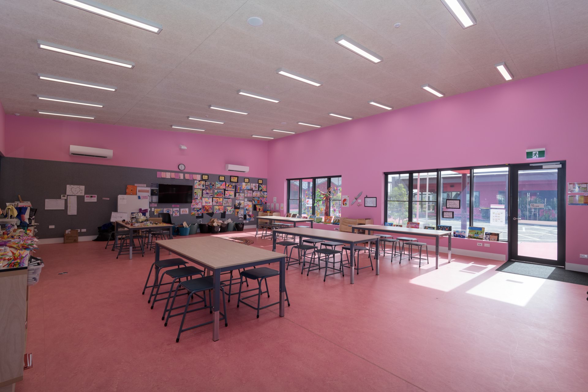 Karwan Primary School - new school, Completed school - learning neighbourhood (classroom)