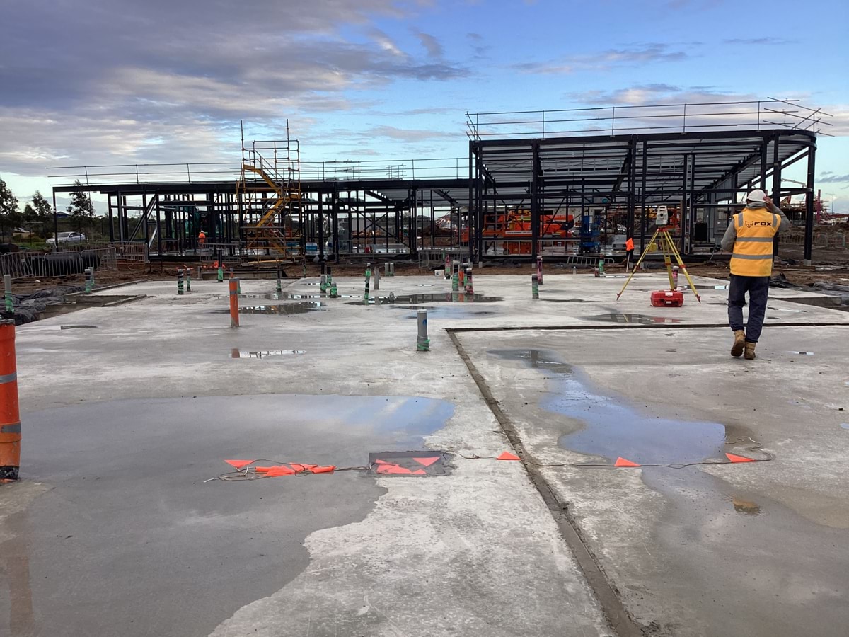 Lollypop Creek Specialist School (interim name) - new school, Site progress - June 2023, community hub