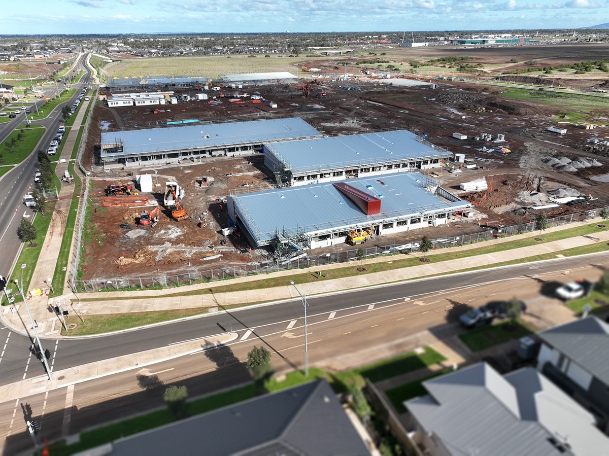 Truganina North Secondary School (interim name) - senior campus - new school, Site progress - June 2023