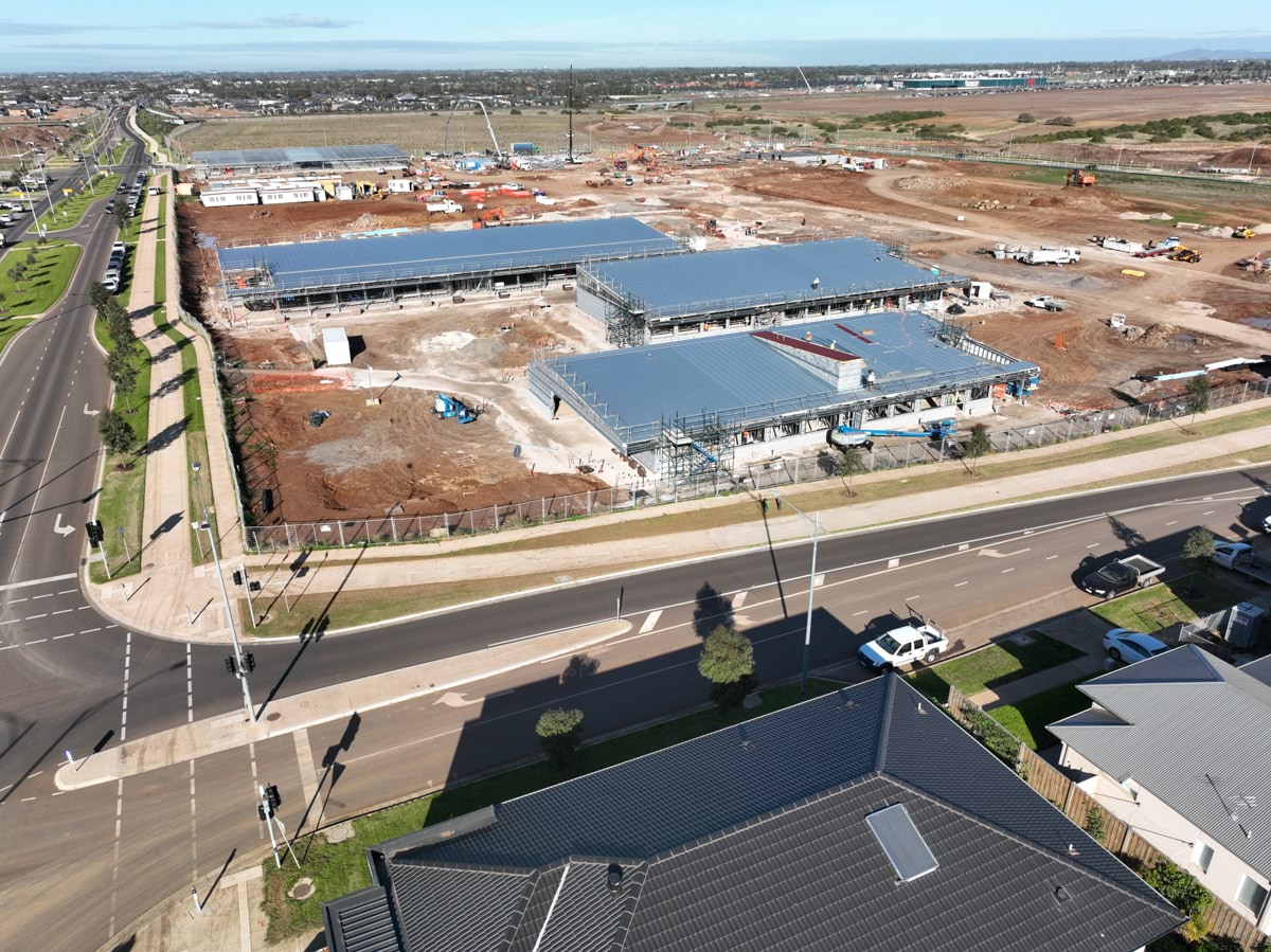 Truganina North Secondary School (interim name) - senior campus - new school, Site progress - May 2023