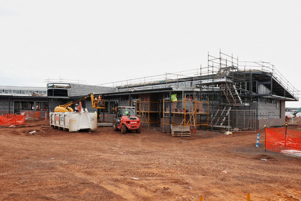 Aintree Specialist School (interim name) - new school, Site progress - July2023