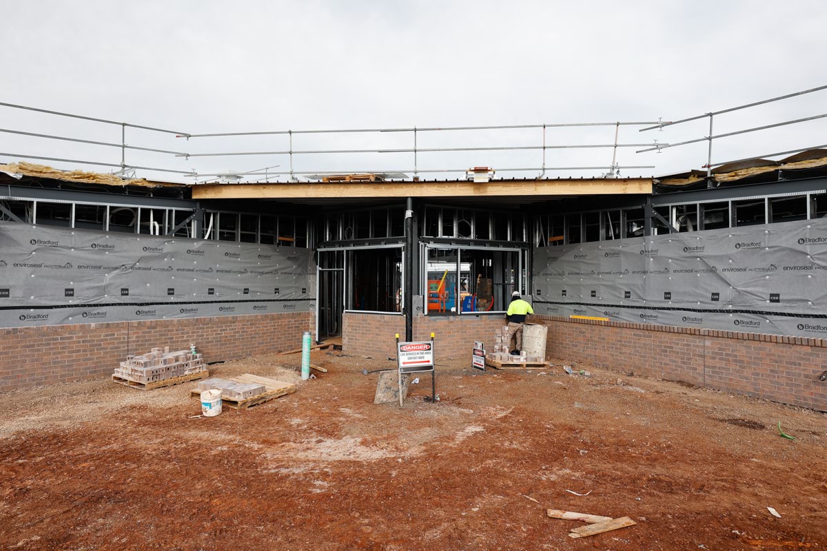 Aintree Specialist School (interim name) - new school, Site progress - July2023