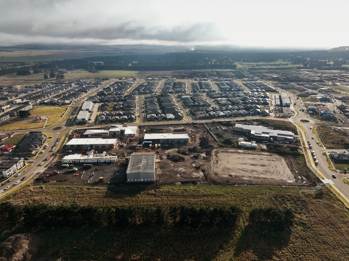 Lockerbie Central Primary School (interim name) - new school, Site progress - July 2023