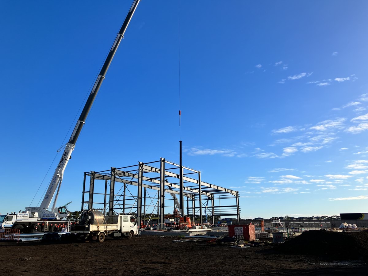  Riverdale Secondary School (interim name) - new school, Site progress - June 2023