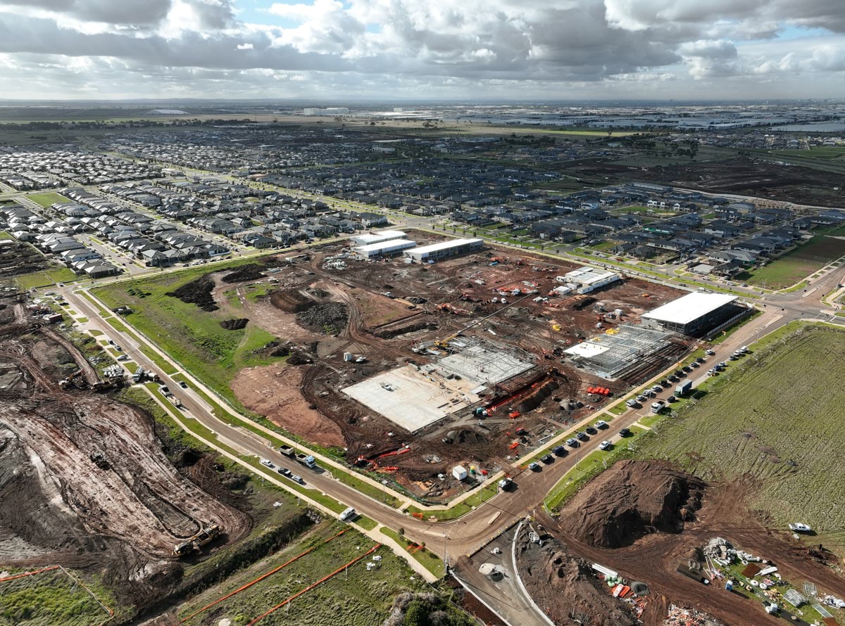 Bemin Secondary College - senior campus - new school, Site progress - July 2023